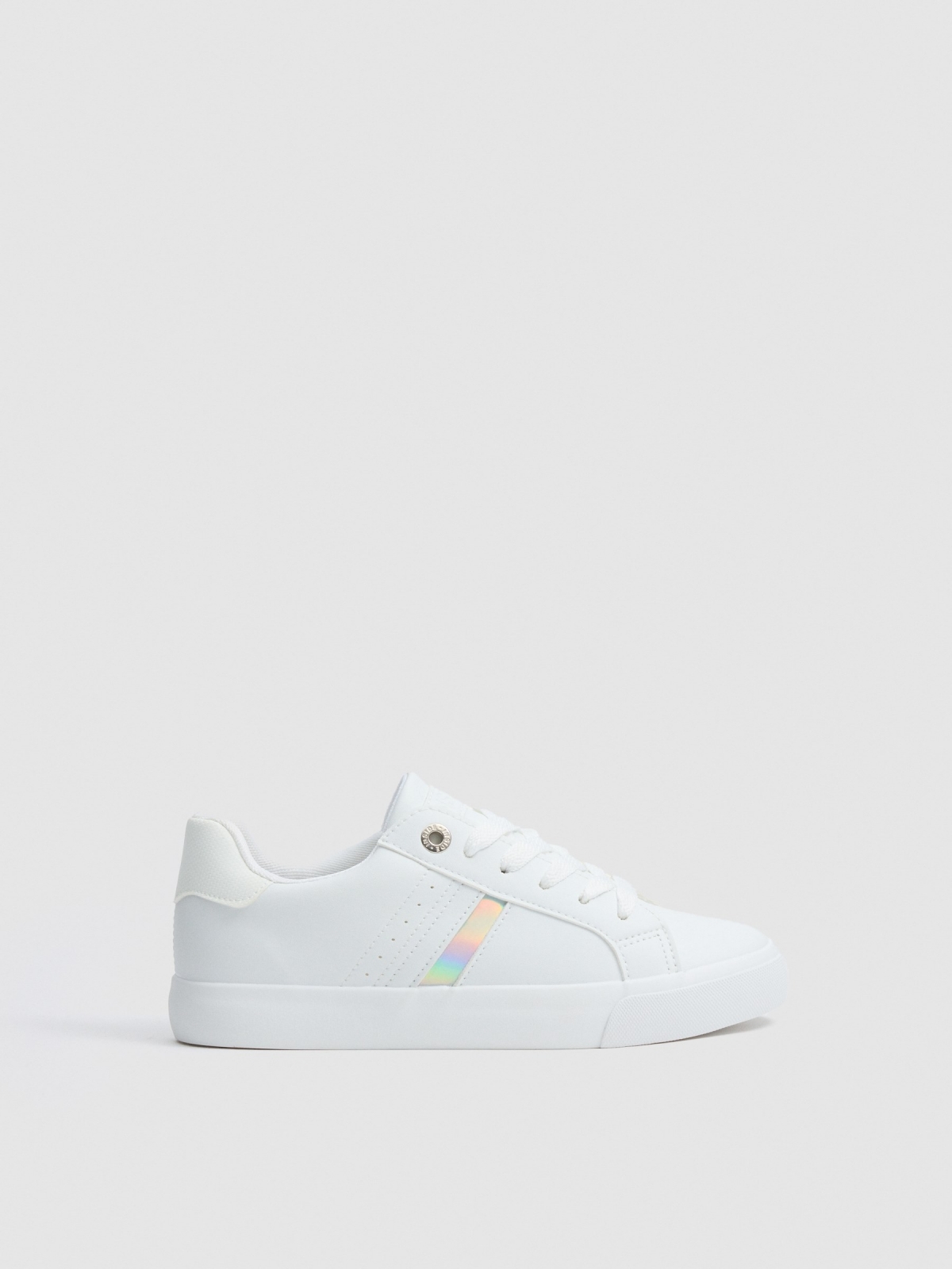 Casual platform sneaker white