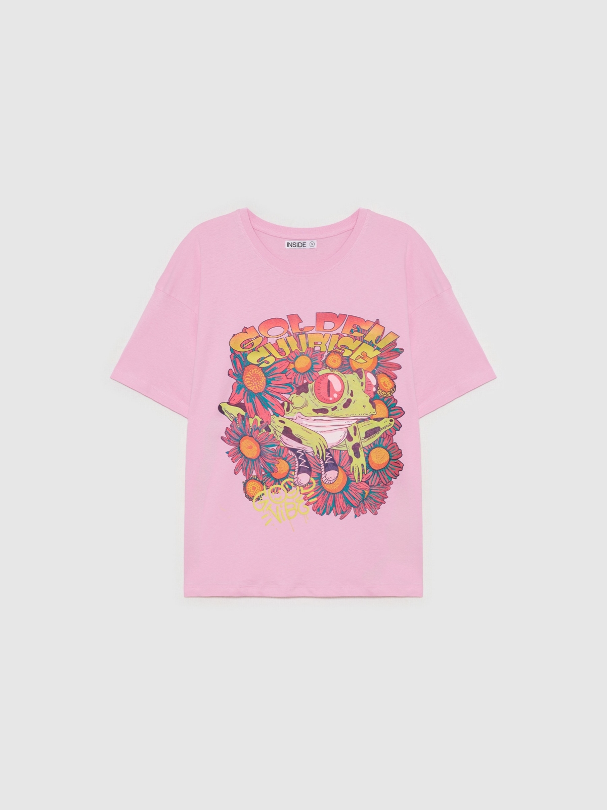  T-shirt oversize Sunrise magenta