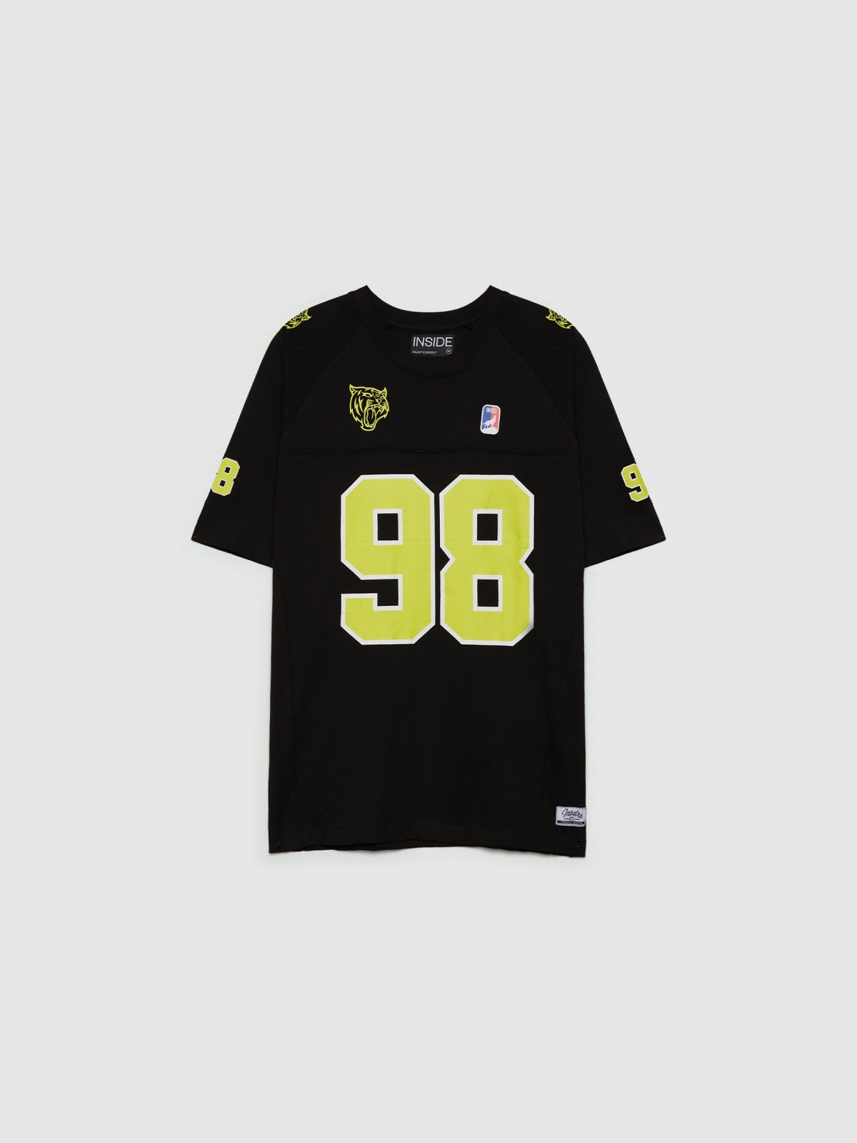  Sports number T-shirt black