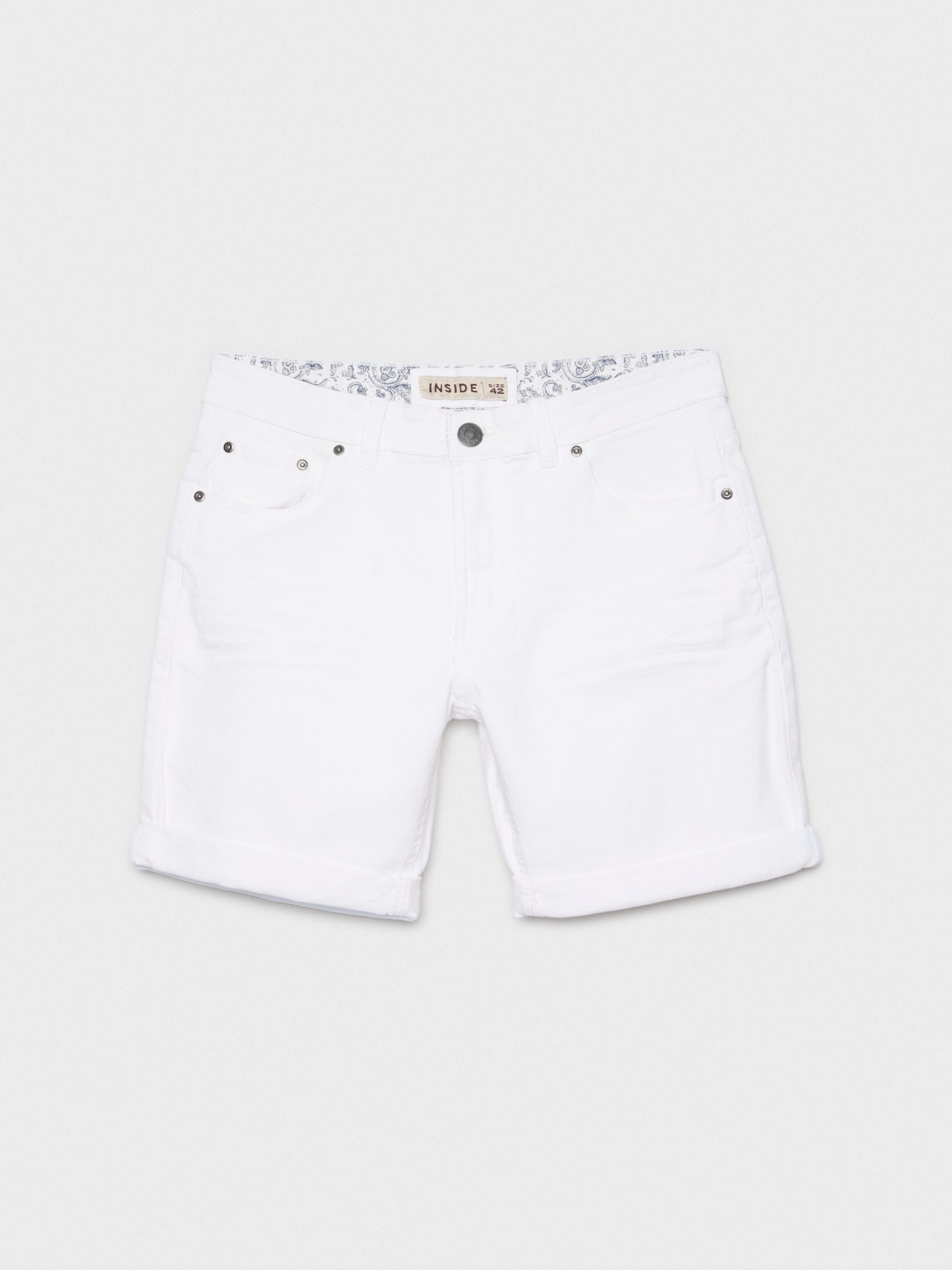  Five-pocket Bermuda white