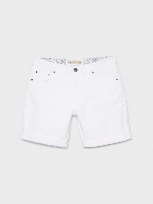  Five-pocket Bermuda white