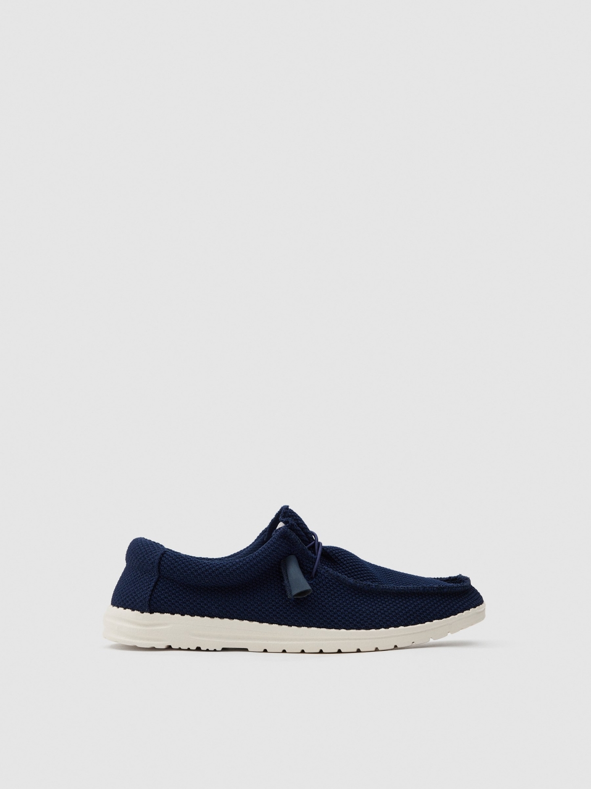 Nylon sneakers petrol blue