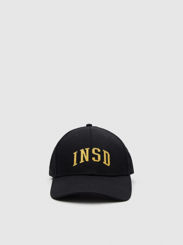 Gorra básica deportiva negro