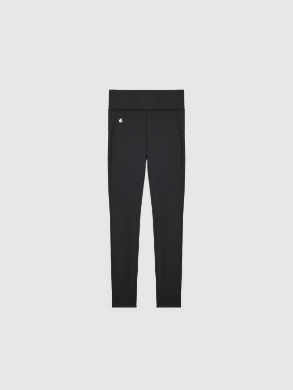  Black high-waist leggings black