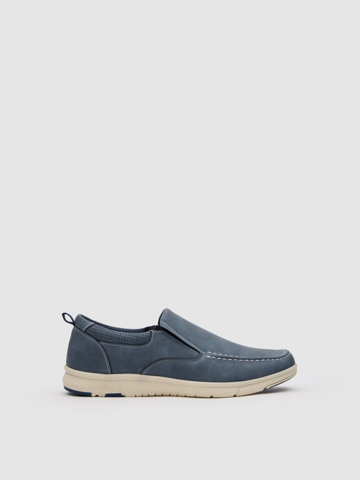 Sports moccasin steel blue