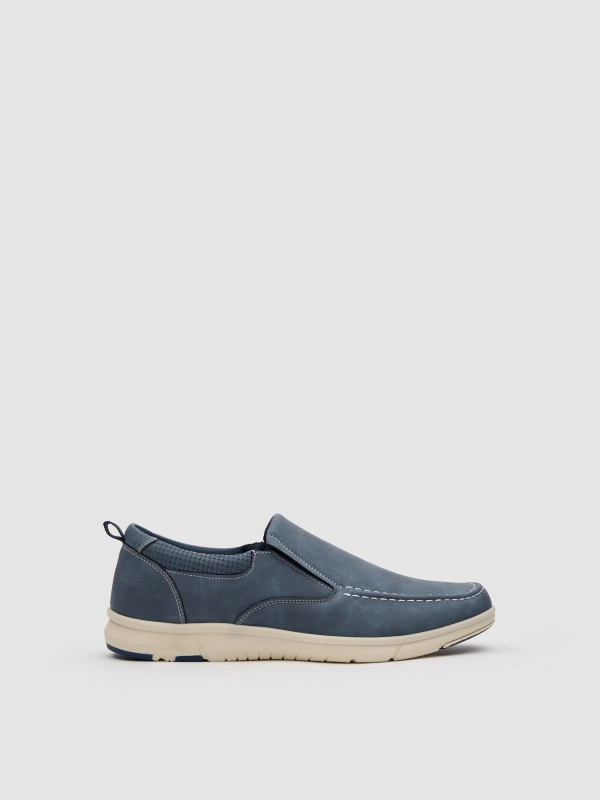 Sports moccasin steel blue