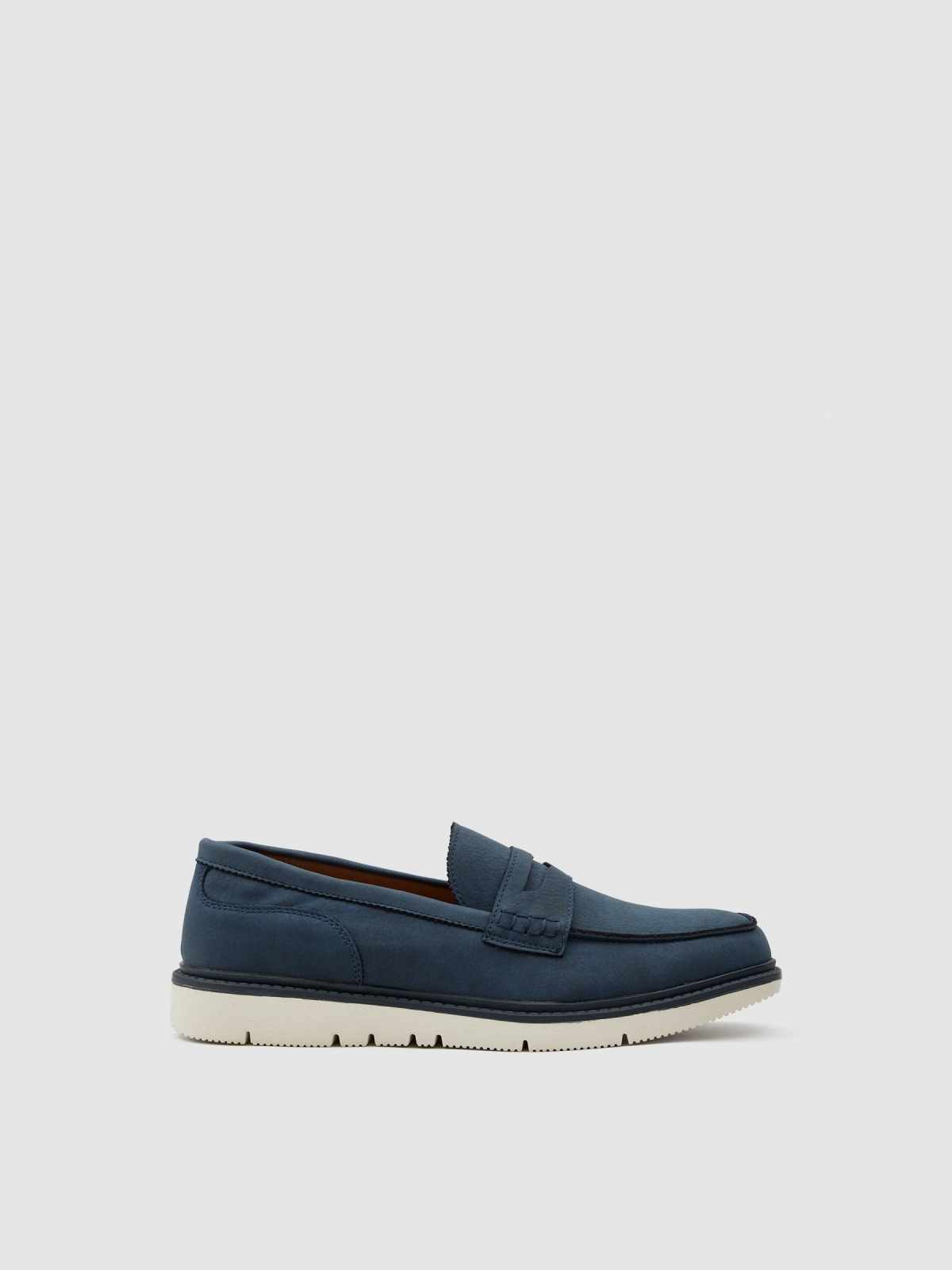 Classic sport moccasin steel blue