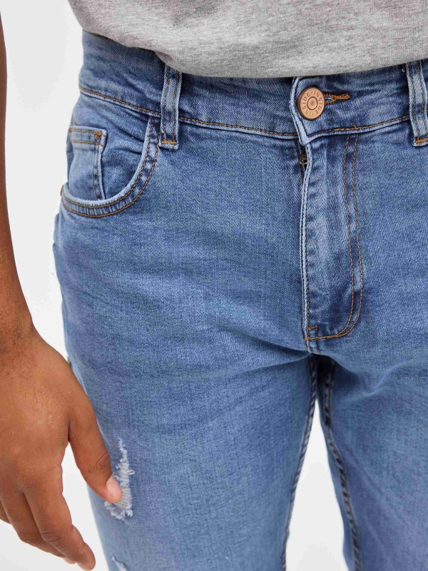 Regular jeans blue detail view