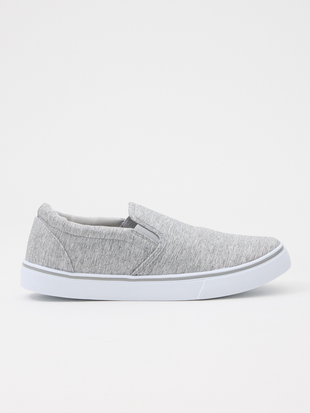 Gray canvas sneaker