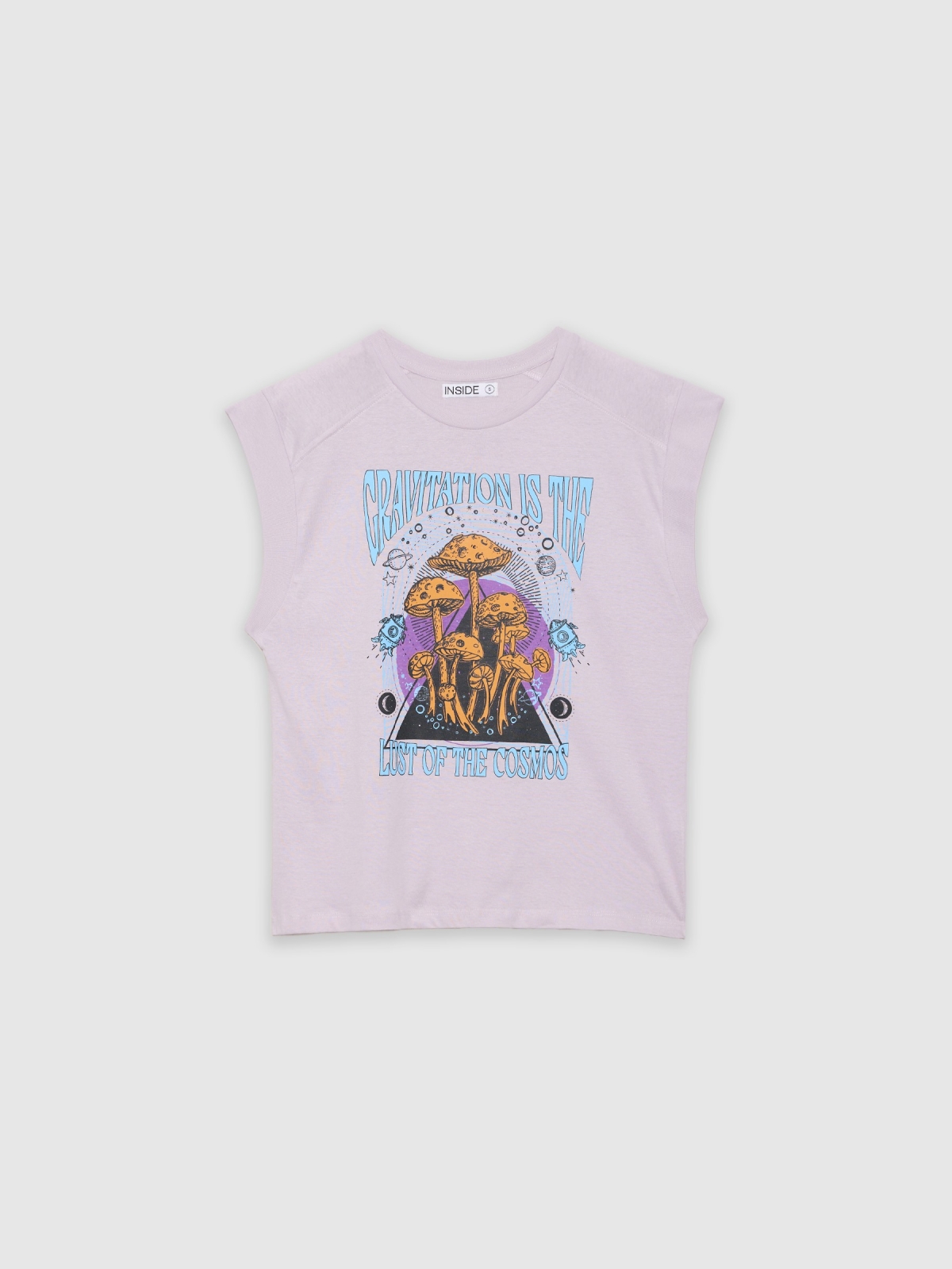  Mushroom tank top purple