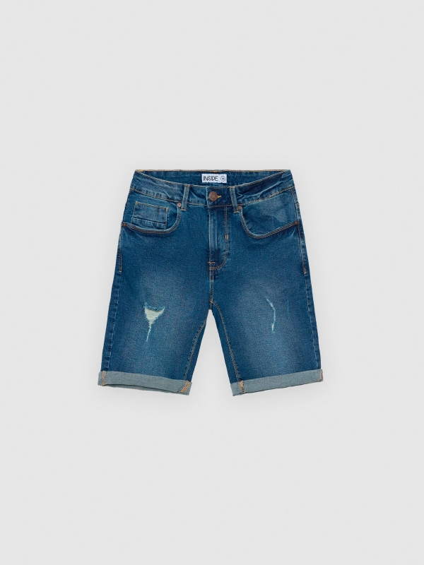  Basic denim bermuda blue