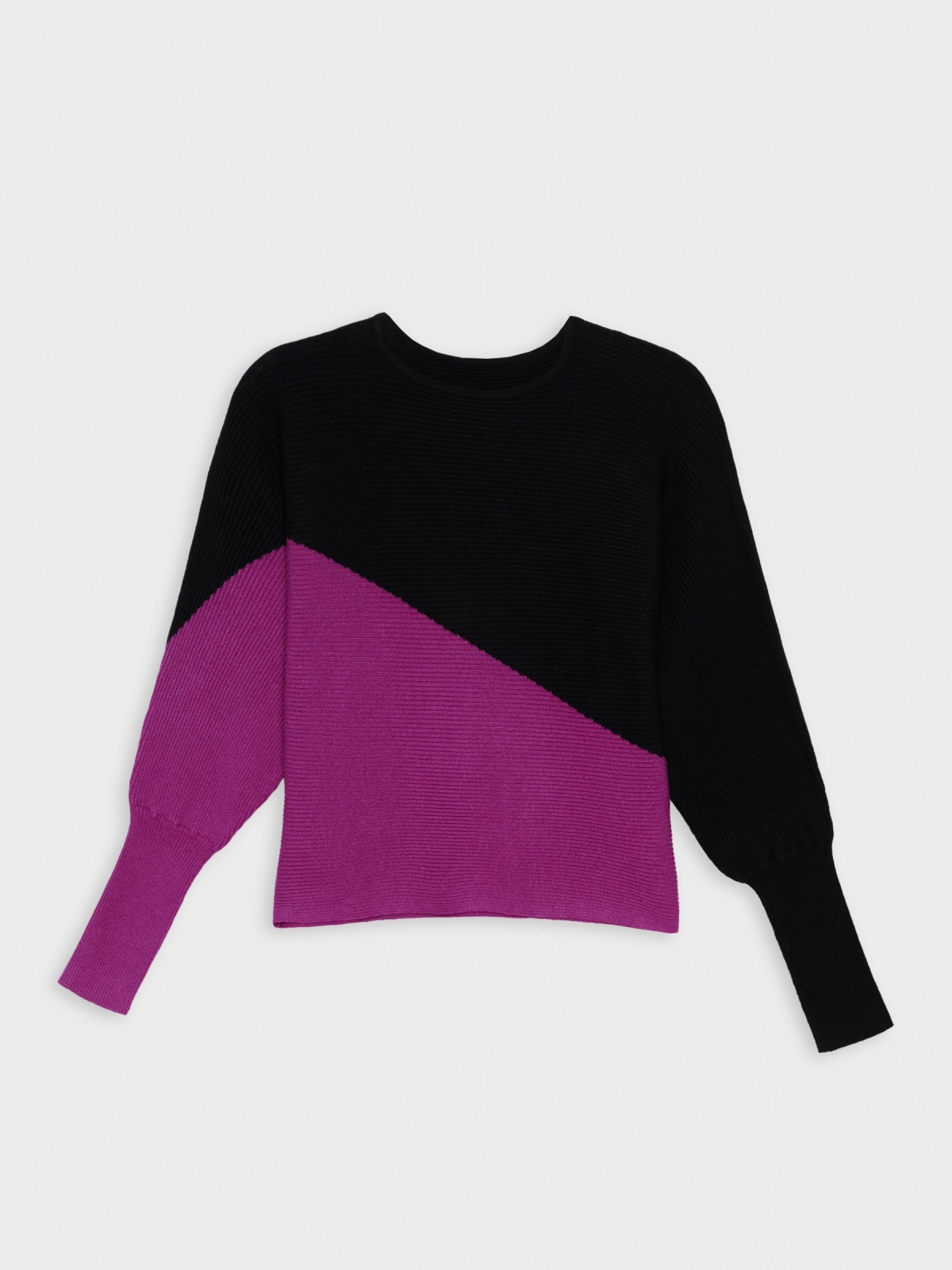  Balloon sleeve sweater fuchsia