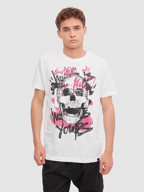 Camiseta manga corta calavera