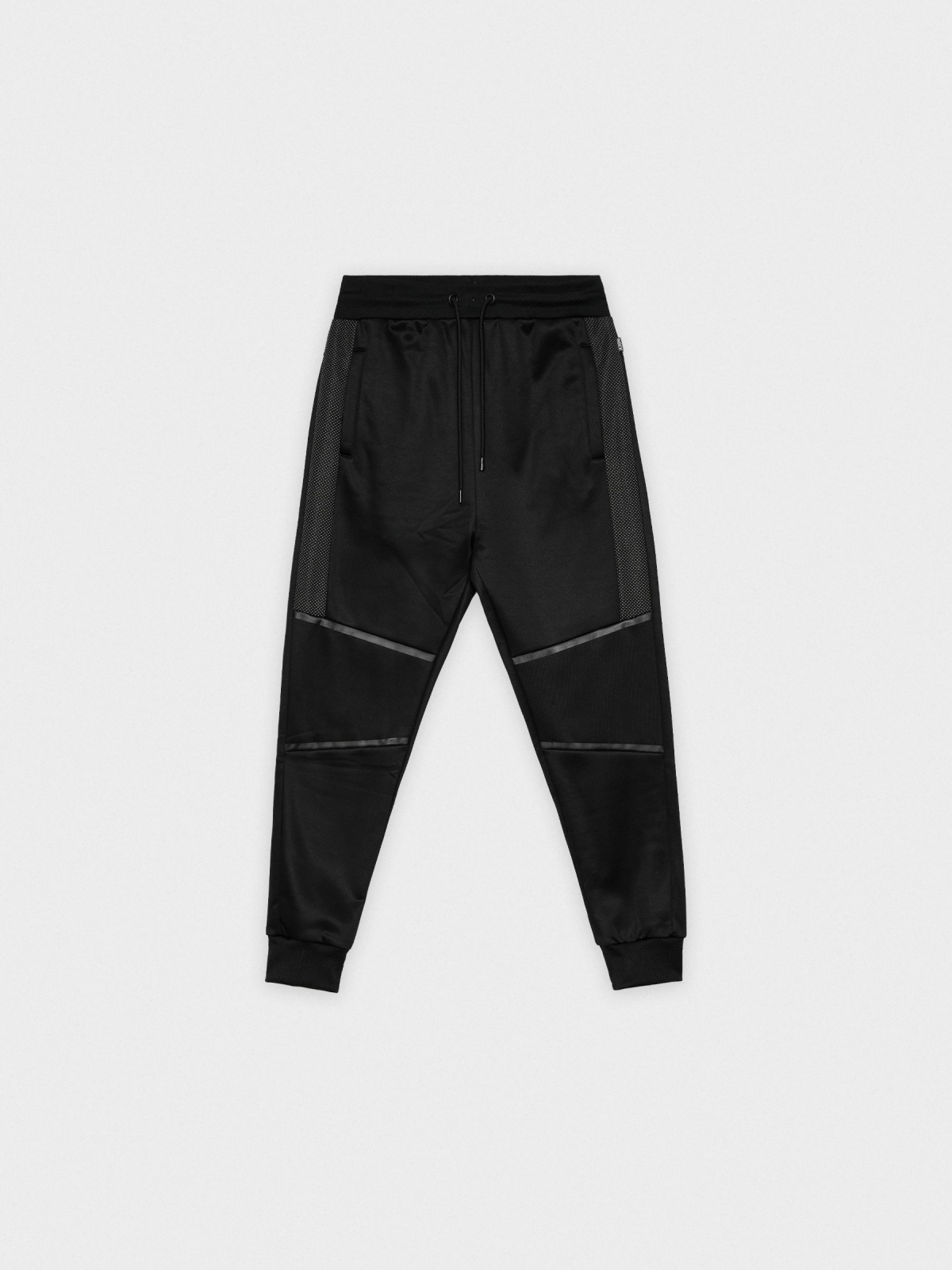  Calças jogger pretas preto