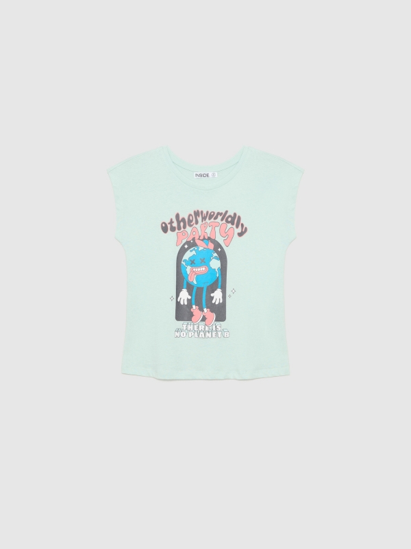  Otherwordly Party t-shirt aquamarine