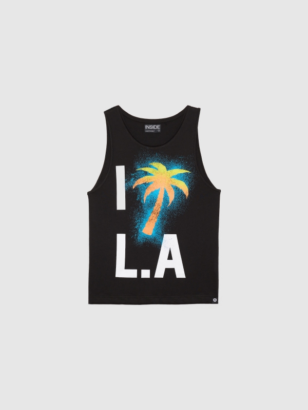  Camiseta tirantes L.A. negro