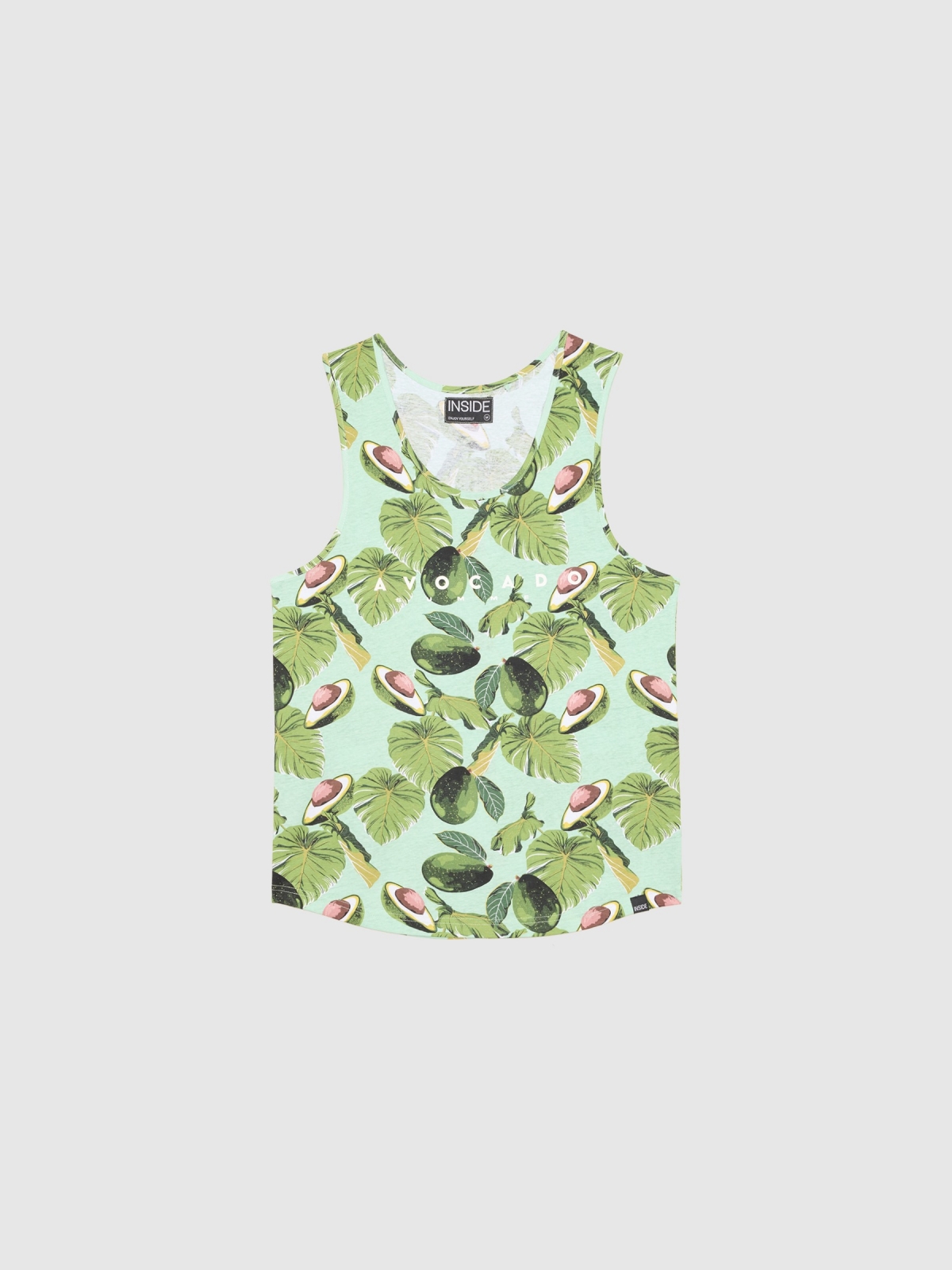  Camiseta tirantes aguacate menta