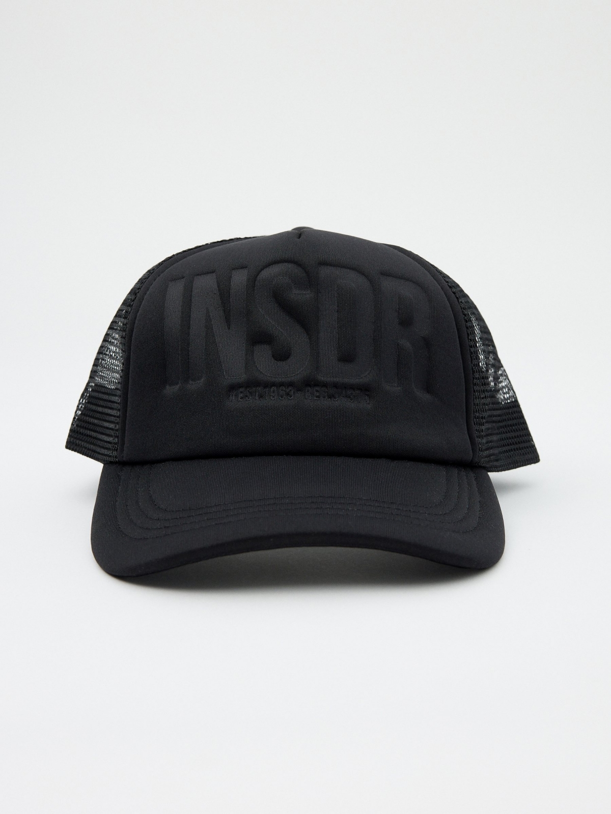 Inside trucker cap black