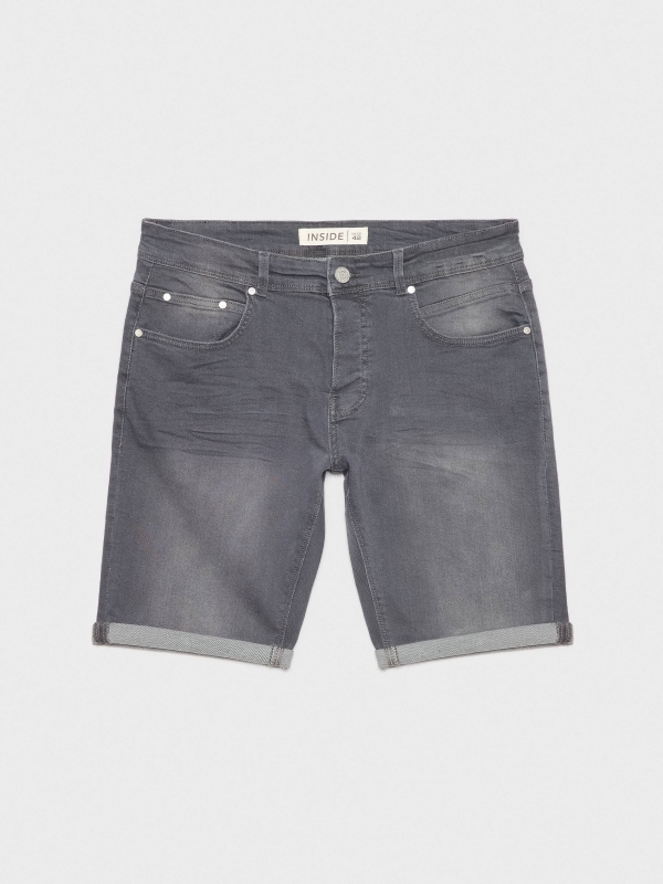  Bermuda denim gris lavado gris oscuro