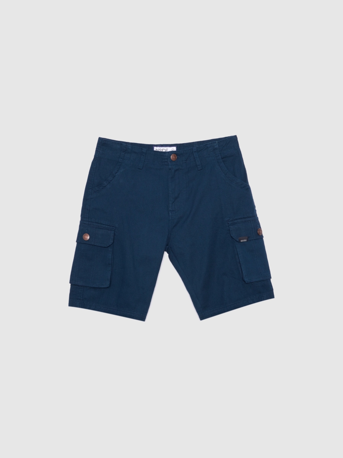  Cargo Bermuda with pockets blue