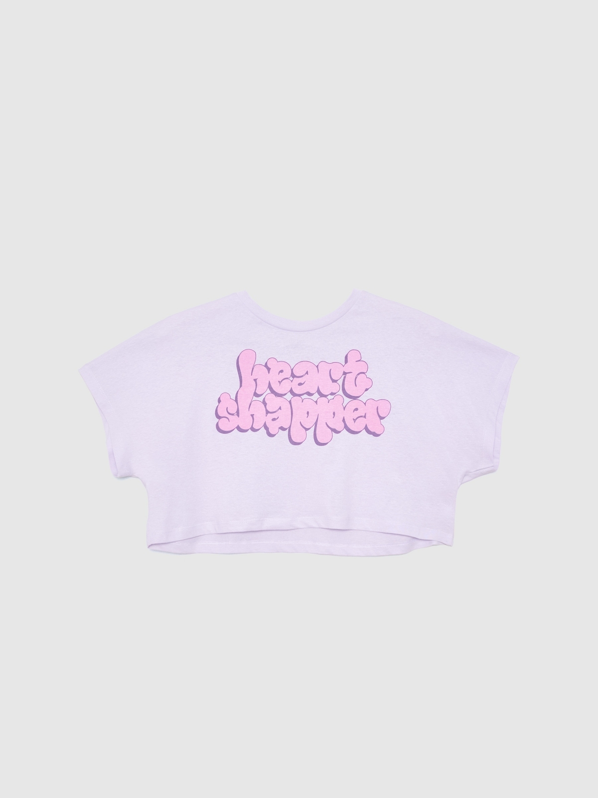  Heart Shapper crop top purple