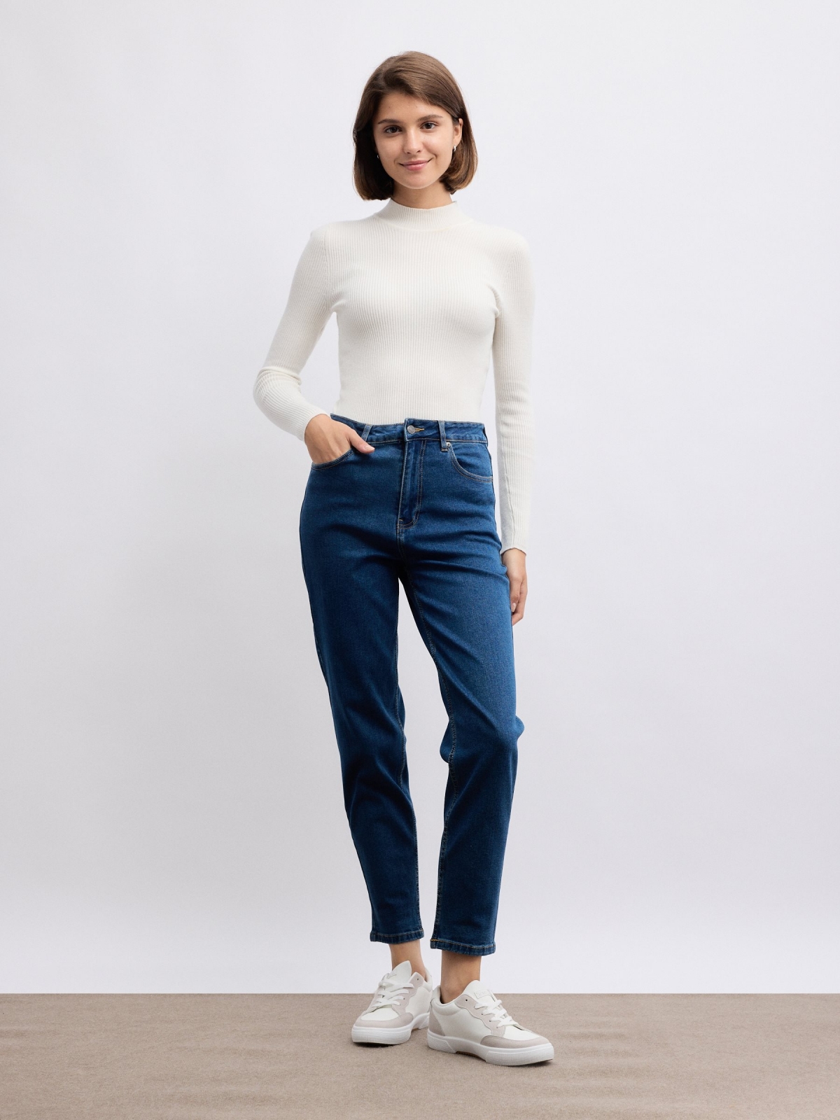 Mom slim denim light jeans