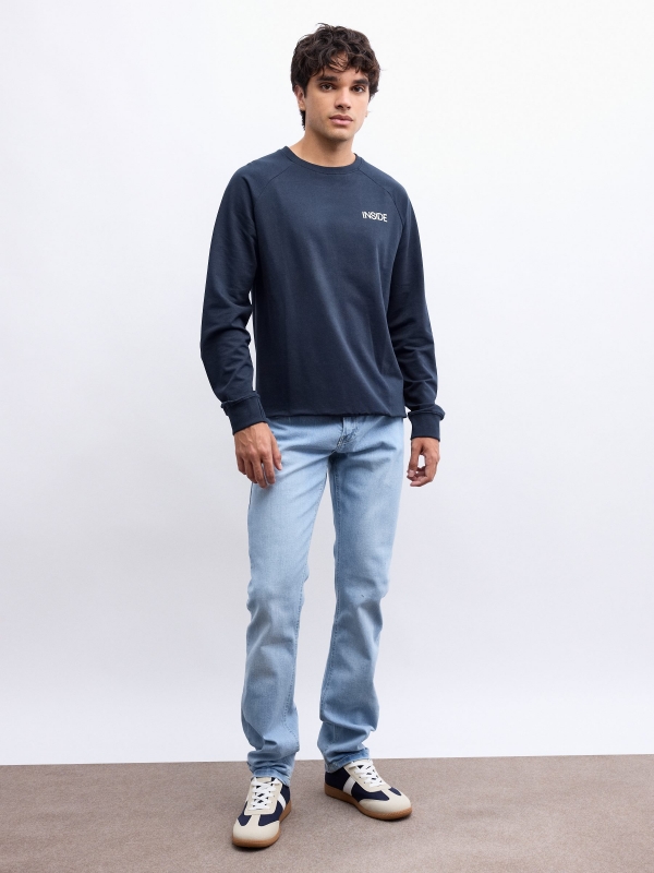 Basic light blue jeans