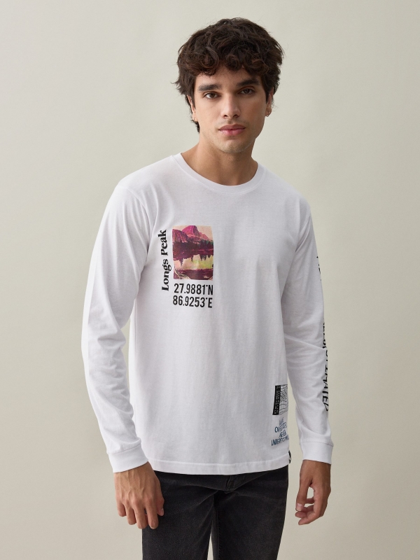 Photo print t-shirt