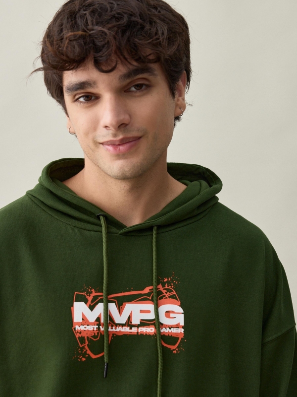  Sudadera MVPG verde oscuro