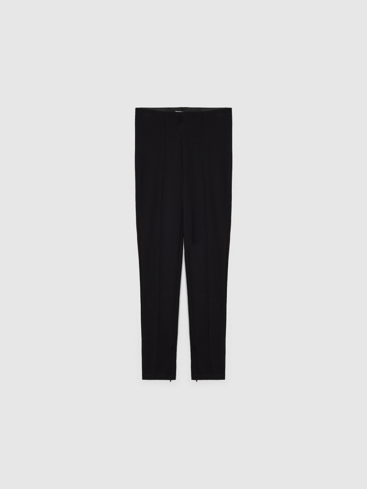  Legging ponto com abertura preto preto