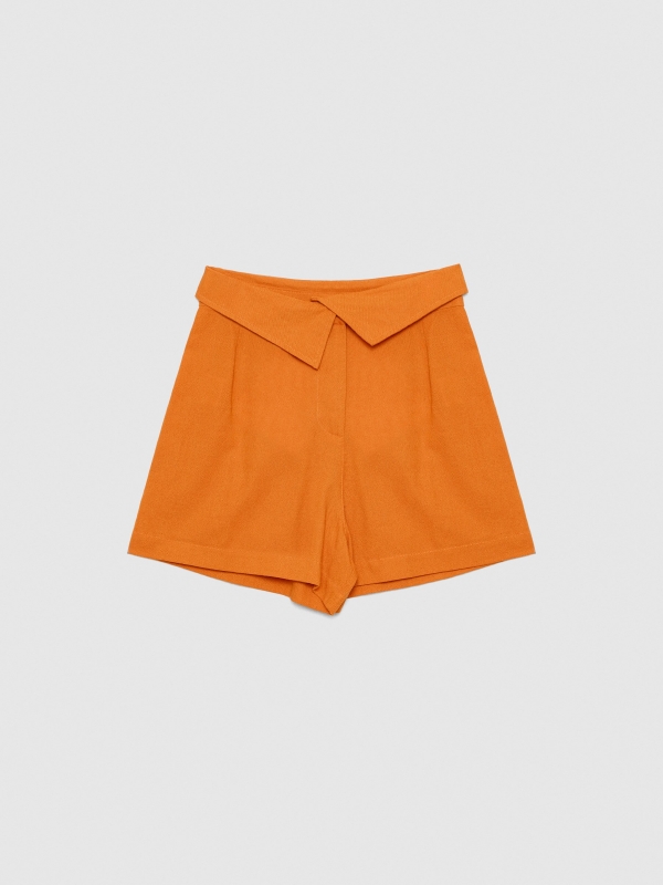  Linen fluid shorts cinnamon