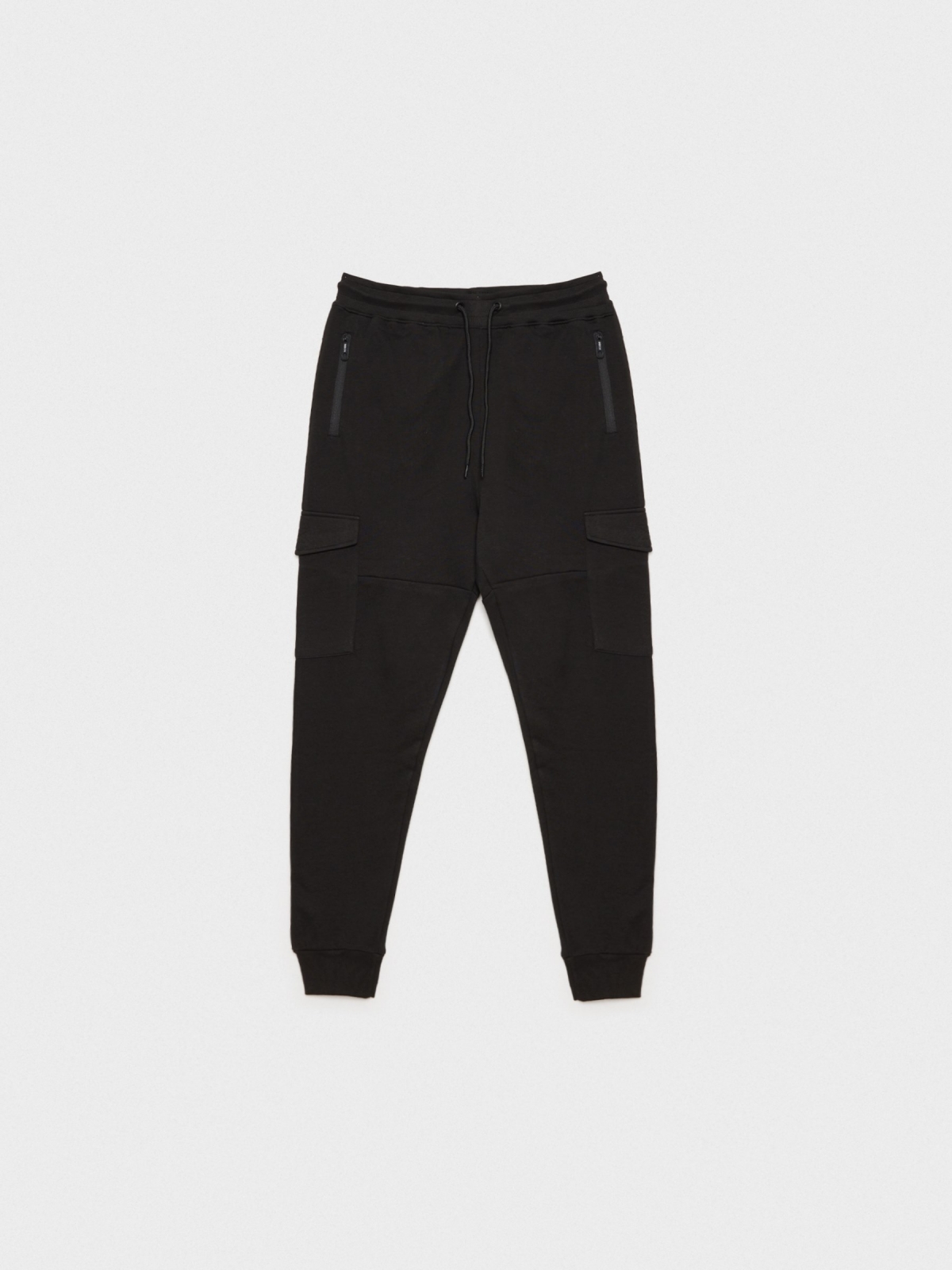  Plush jogger pants black