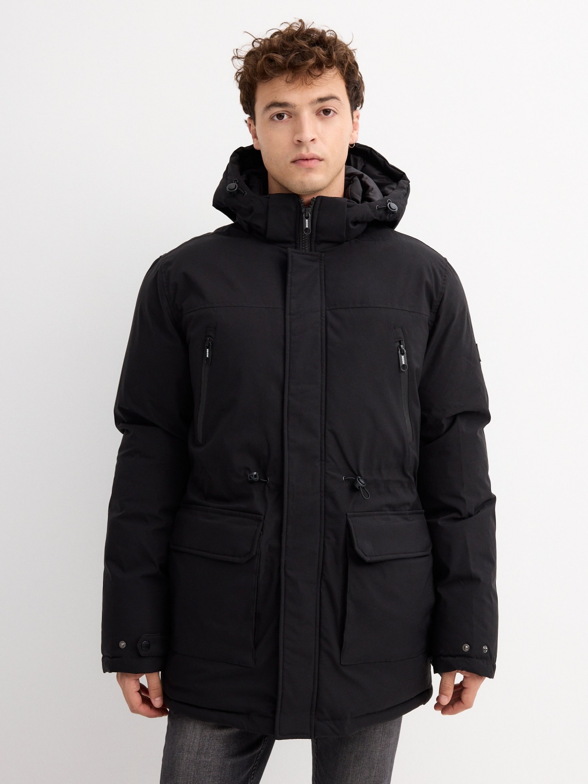 Hooded parka