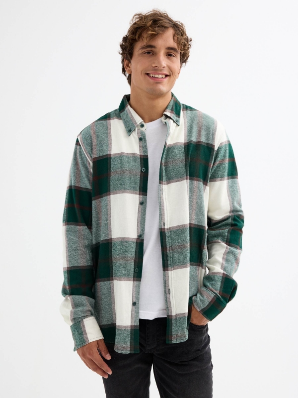 Camisa cuadros de franela