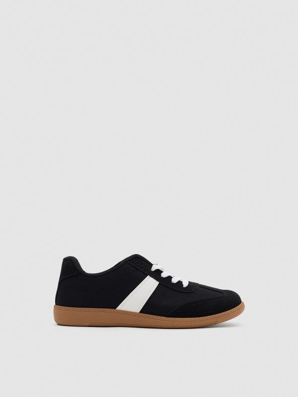 Basic retro sneaker black