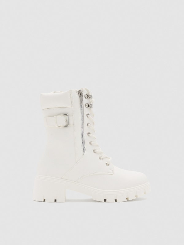 White military boot