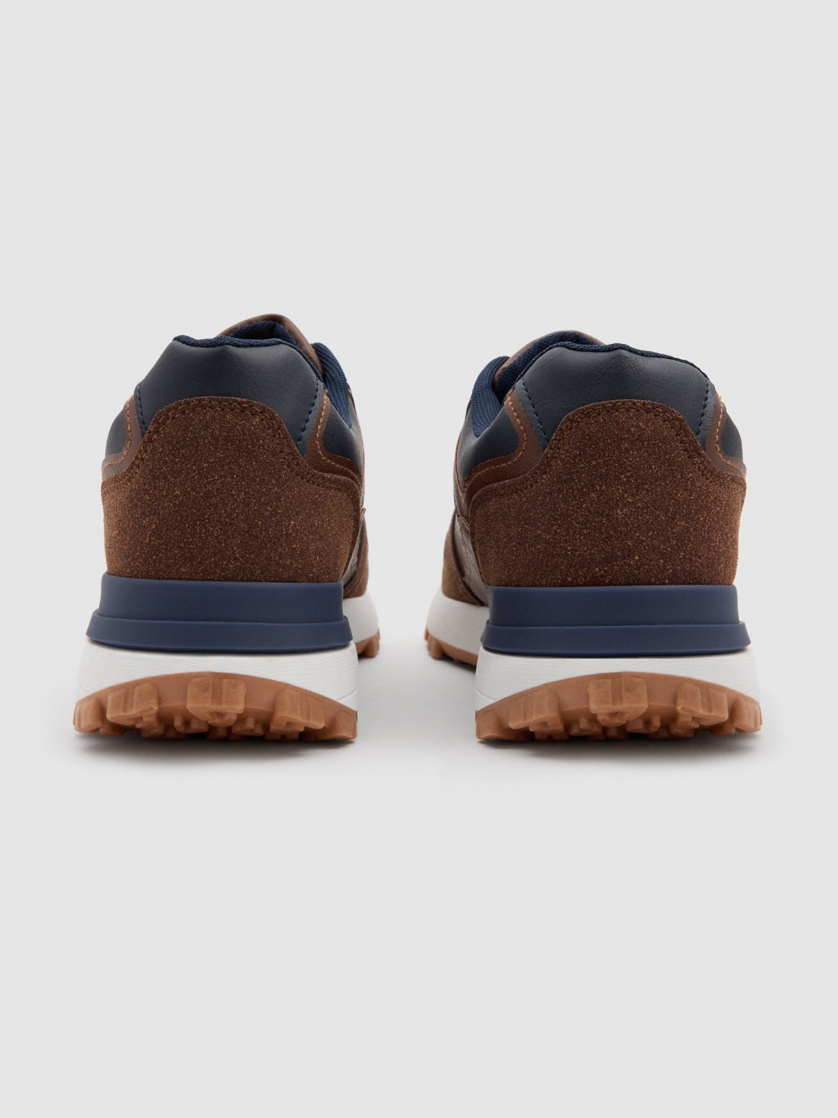 Casual westside sports shoes brown detail view